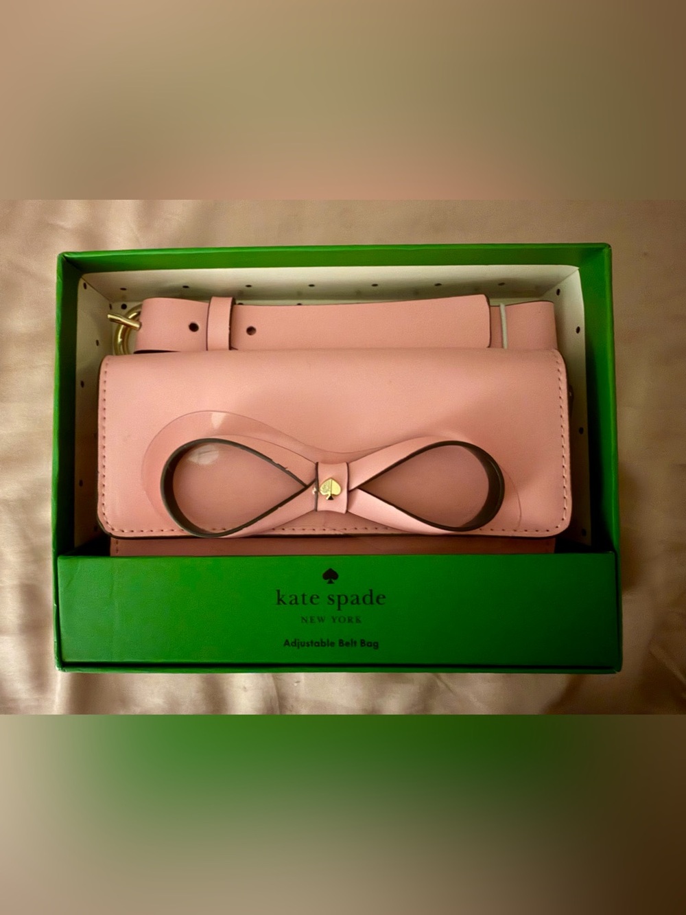 BNIB Kate Spade Pink Leather Belt Bag